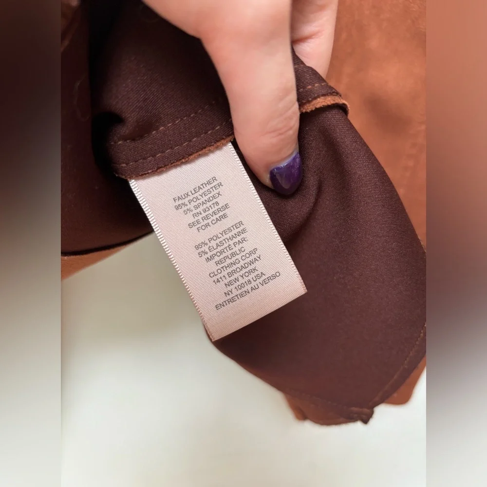 Philosophy Faux Leather Jacket - Picture 7 of 9